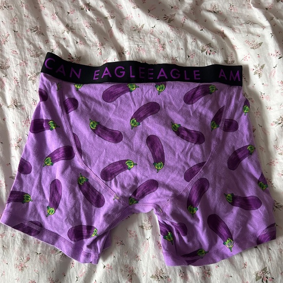 Eggplant Emoji Mens Boxers - Picture 3 of 4